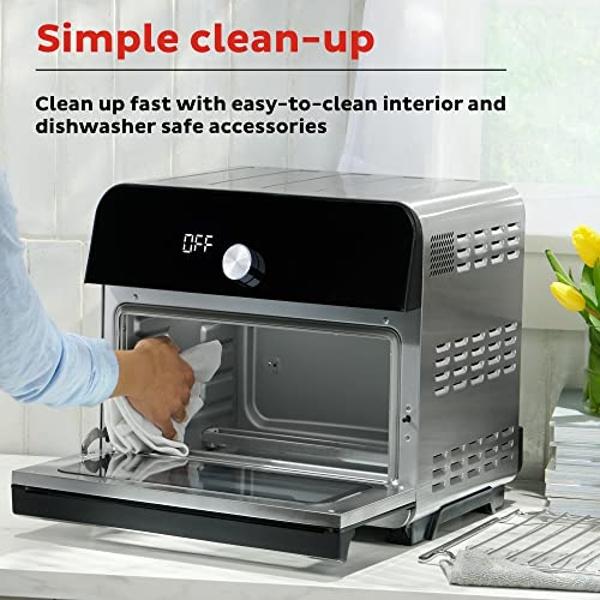 Instant Pot Omni Plus 19QT/18L Toaster Oven Air Fryer, 10-in-1 Functions, Fits 12" Pizza, Crisp, Broil, Bake, Roast, Toast, Warm, Convection, 100+ In-App Recipes, from the Makers o