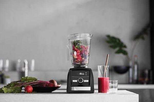 Vitamix A3300 Ascent Series Smart Blender, Professional-Grade, 64 oz. Low-Profile Container, Black