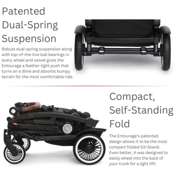 Thule Urban Glide 2 Jogging Stroller, Black/Silver Frame, Double