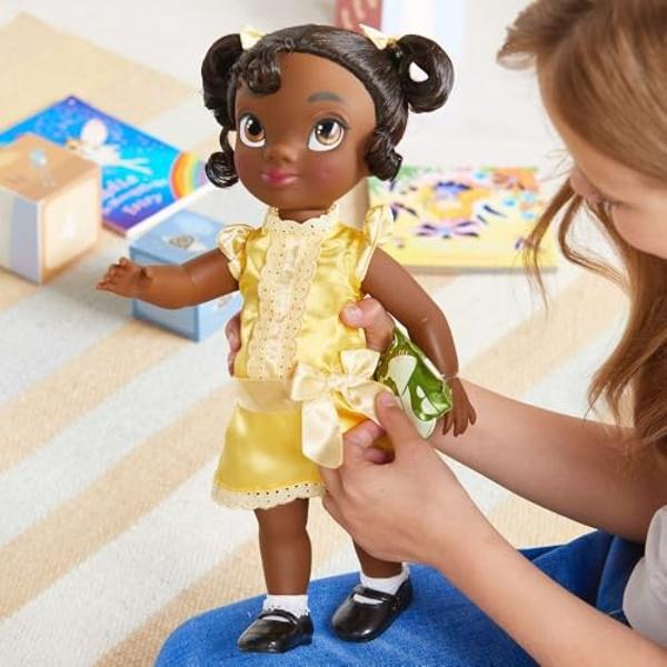 Disney Animators' Collection Tiana Doll - The Princess & The Frog - 16 Inch Toy Figure, Authentic Store Doll for Kids and Collectors, Fully Posable with Detailed Design, Suitable f