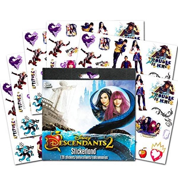Disney Zombies Dolls Set - Bundle with 4 Disney Zombies 3 Dolls Featuring Zed, Addison, A-spen, and Willa Plus Stickers | Disney Zombies Toys