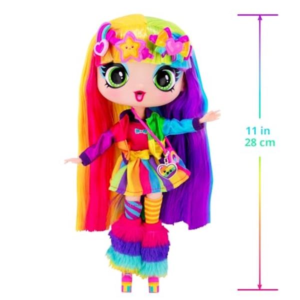Decora Fashion Girlz 11” Doll – Rainbow Hair, Stickers & Endless Style Fun for Creative Play