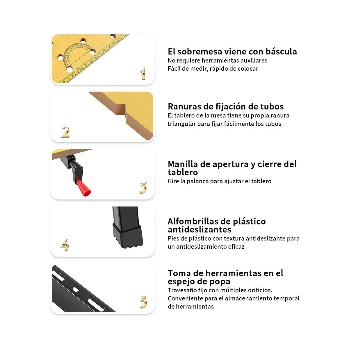 Mesa De Trabajo Plegable Para Carpintería Y Consola Pequeña
