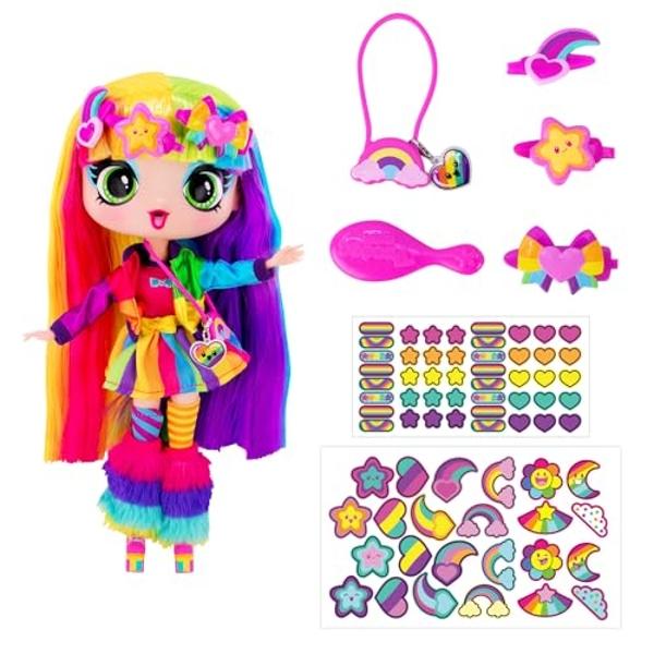 Decora Fashion Girlz 11” Doll – Rainbow Hair, Stickers & Endless Style Fun for Creative Play