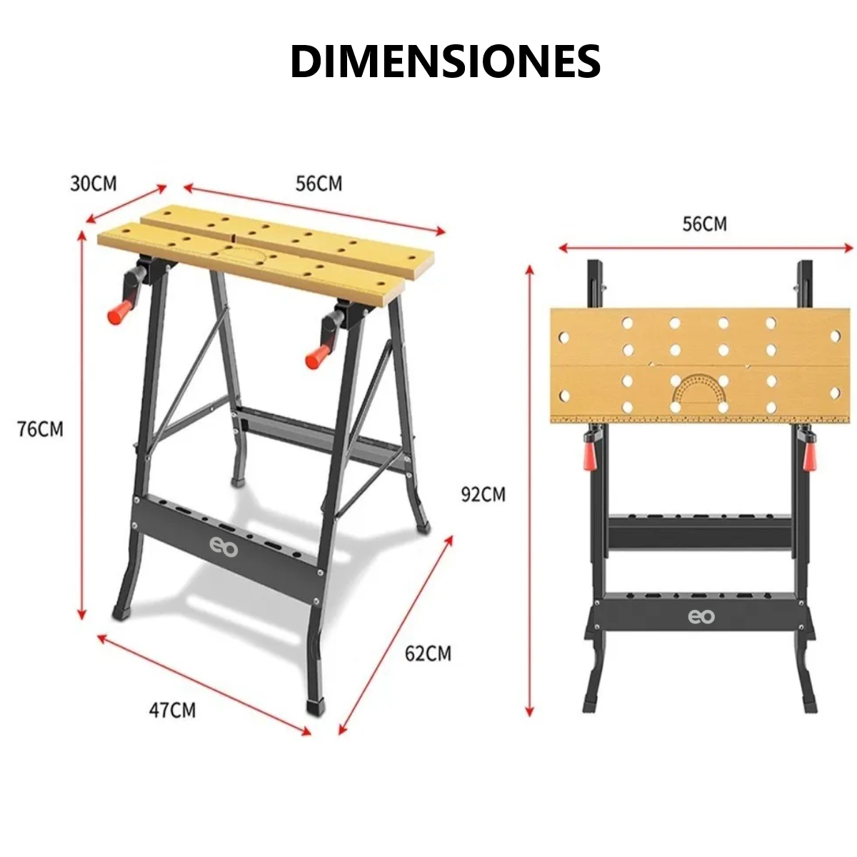 Mesa De Trabajo Plegable Para Carpintería Y Consola Pequeña