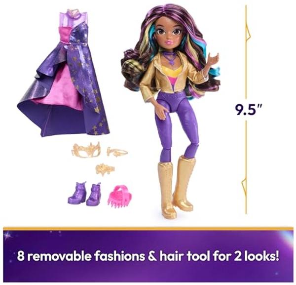 Unicorn Academy, Sophia Masquerade Ball Doll with 9 Accessories, 9.5”, Dolls & Unicorn Toys for Girls