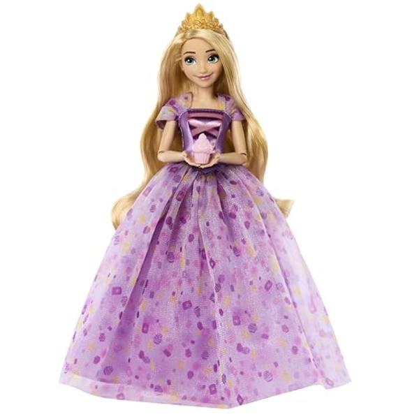 Mattel Disney Princess Birthday Celebration Rapunzel Deluxe Fashion Doll, Inspired by Disney Tangled Movie, Special Occasion Gifts for Kids & Collectors (Amazon Exclusive)