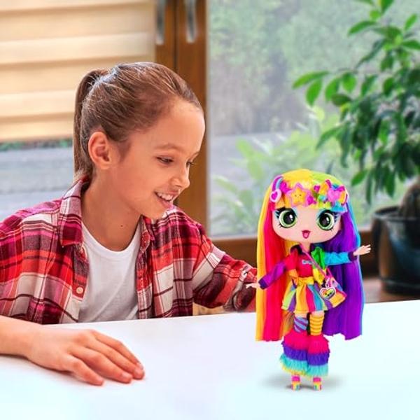 Decora Fashion Girlz 11” Doll – Rainbow Hair, Stickers & Endless Style Fun for Creative Play