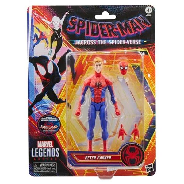 Marvel Legends Series Peter Parker, Spider-Man: Into The Spider-Verse Collectible 6 Inch Action Figure