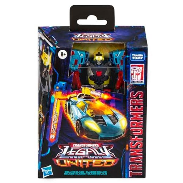 Transformers Legacy United Deluxe Class Cybertron Universe Hot Shot, 5.5-inch Converting Action Figure, 8+