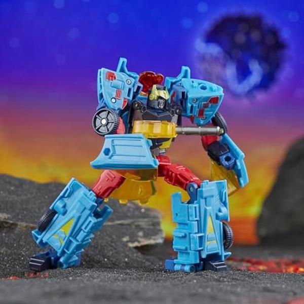 Transformers Legacy United Deluxe Class Cybertron Universe Hot Shot, 5.5-inch Converting Action Figure, 8+