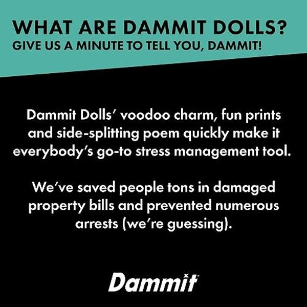 Dammit Dolls - Classic Random Color, Stress Relief - Gag Gift - 1 Doll - Sports Themed