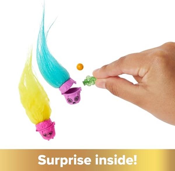 Mattel DreamWorks Trolls Band Together Hair Pops Small Doll, Viva with Removable Clothes & 3 Surprise Accessories