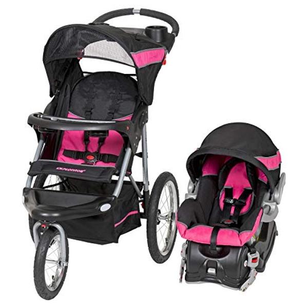 Baby Trend Expedition® Jogger Travel System with EZ Flex-Loc® Infant Car Seat, Bubble Gum