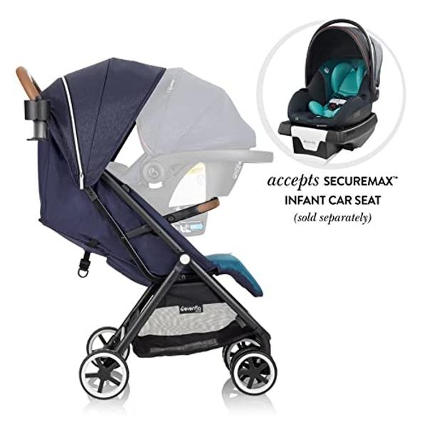 Evenflo Gold Otto Self-Folding Lightweight Travel Stroller (Sapphire Blue)