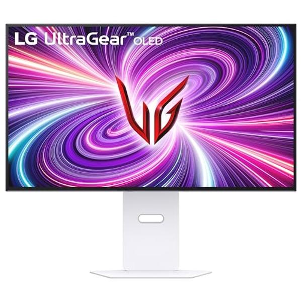 LG ‎32GS95UV 32-inch Ultragear OLED Gaming Monitor 4K UHD 1440p 240Hz 0.03ms DisplayHDR True Black 400 AMD FreeSync Premium Pro NVIDIA G-Sync HDMI 2.1 DisplayPort Tilt/Height/Swive