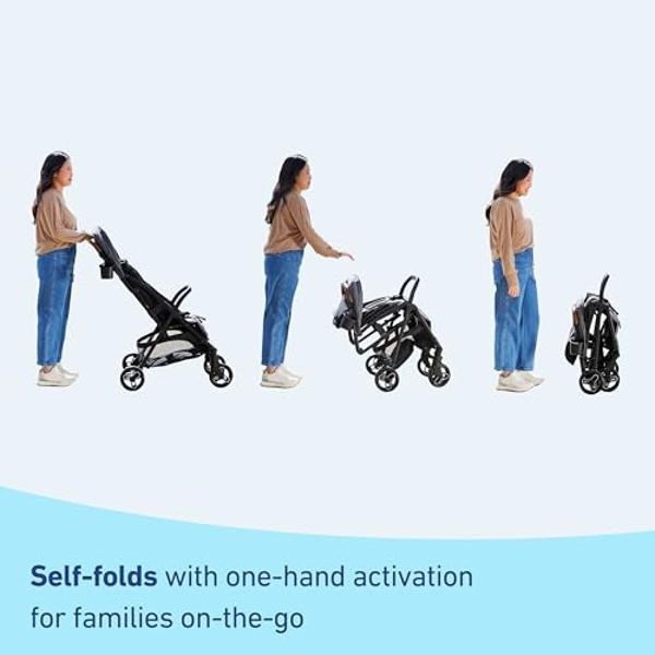 Chicco Mini Bravo Plus Lightweight Stroller, Graphite