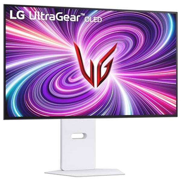 LG ‎32GS95UV 32-inch Ultragear OLED Gaming Monitor 4K UHD 1440p 240Hz 0.03ms DisplayHDR True Black 400 AMD FreeSync Premium Pro NVIDIA G-Sync HDMI 2.1 DisplayPort Tilt/Height/Swive