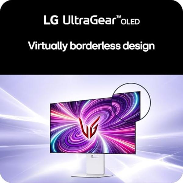 LG ‎32GS95UV 32-inch Ultragear OLED Gaming Monitor 4K UHD 1440p 240Hz 0.03ms DisplayHDR True Black 400 AMD FreeSync Premium Pro NVIDIA G-Sync HDMI 2.1 DisplayPort Tilt/Height/Swive