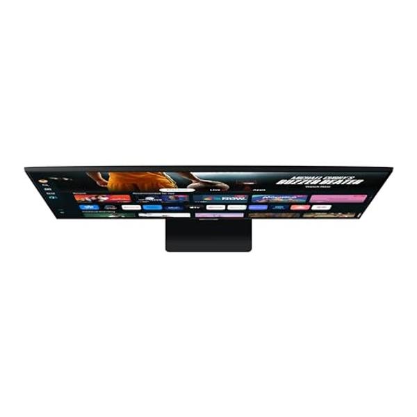 Samsung 43-Inch M7 (M70D) Series 4K UHD Smart Monitor, Speakers, HDR10, USB-C, Multiple Ports, Gaming Hub, SolarCell Remote, Vision Accessibility Tools, LS43DM702UNXGO, 2024, Black