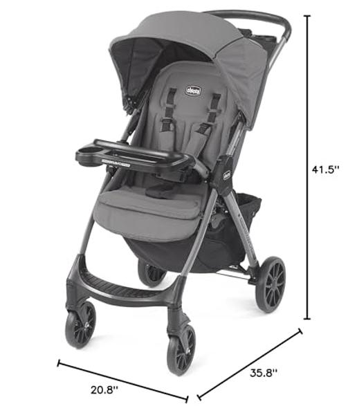 Chicco Mini Bravo Plus Lightweight Stroller, Graphite