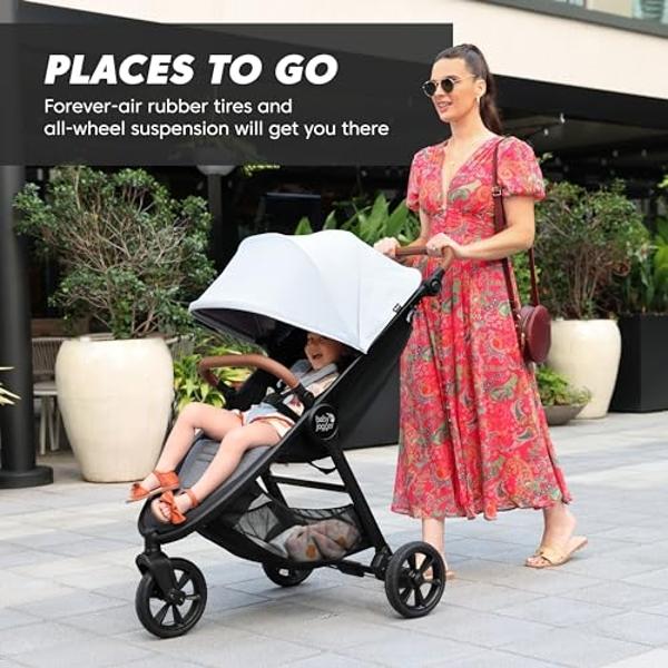 Evenflo Gold Otto Self-Folding Lightweight Travel Stroller (Sapphire Blue)