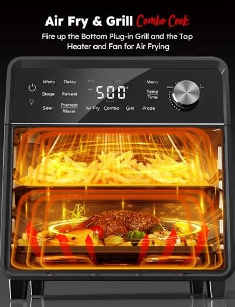 ASUS ROG Swift 32” 4K OLED Gaming Monitor (PG32UCDP) - WOLED, Dual Mode (4K 240Hz, FHD 480Hz), 0.03ms, G-SYNC Compatible, Custom Heatsink, AI Gaming, 99% DCI-P3,True 10-bit, USB-C 