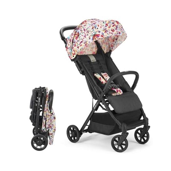 Joolz AER+ Lightweight & Compact Travel Stroller - Portable One-Hand Fold Design - Ergonomic Seat for Infant & Toddler (up to 50 lb) - XXL Sun Hood - Stroller for Airplane -Travel 