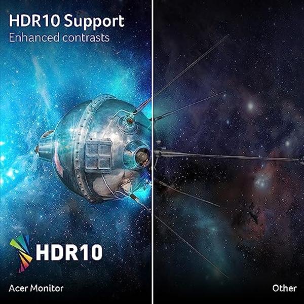 acer Nitro 27 Inch WQHD 2560 x 1440 IPS Gaming Monitor | AMD FreeSync | Up to 180Hz Refresh | Up to 0.5ms | DCI-P3 95% | HDR 10 Support | One Display Port 1.2 & Two HDMI 2.0 | KG27