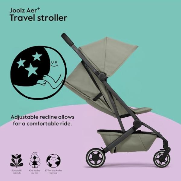 Graco Ready2Jet Compact Stroller – Overhead Friendly Compact Travel Stroller with Automatic Fold, Splatter Art