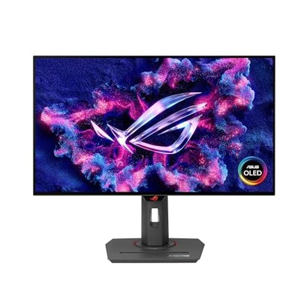 ASUS ROG Strix 27” 1440P OLED Gaming Monitor (XG27AQDMG) - QHD, Glossy OLED, 240Hz, 0.03ms, Custom Heatsink, Anti-flicker,Uniform Brightness, G-SYNC Compatible, 99% DCI-P3, Display