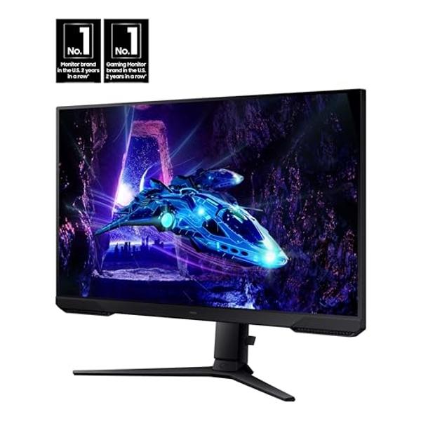 SAMSUNG 27-Inch Odyssey G3 (G30D) Series FHD Gaming Monitor, 1ms, 180Hz, AMD FreeSync, Adjustable Stand, Black Equalizer, Virtual Aim Point, Eye Saver Mode, Flicker-Free, LS27DG302