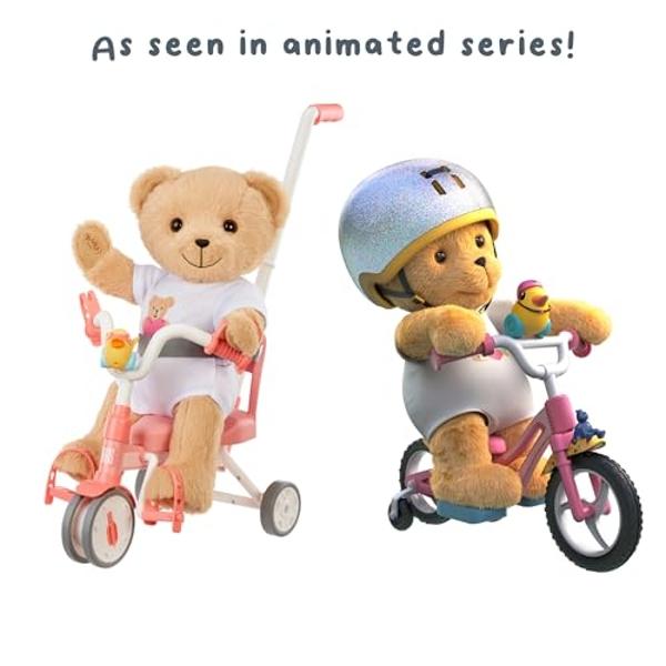 Baby Born Baby Doll Tricycle with Push Handle and Rolling Wheels for Indoor/Outdoor Play- Sturdy, High-End Design, Fits Dolls up to 17", for Kids Ages 3+