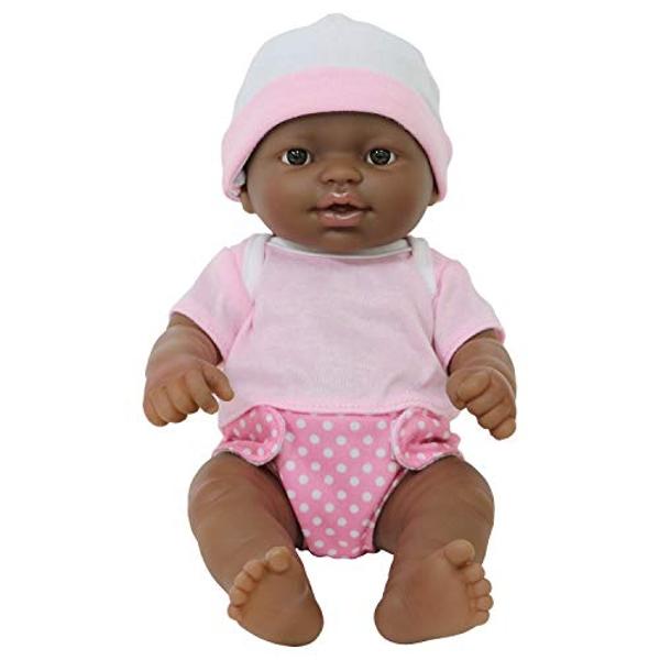JC Toys - La Baby | Asian 20-inch Large Soft Body Baby Doll | Washable | Removable Purple Outfit w/ Hat and Pacifier | For Children 2 Years +