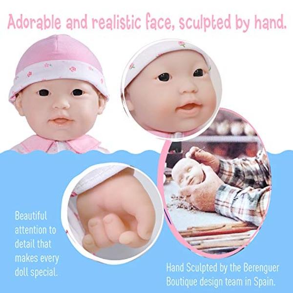 Baby Born Learn to Walk Baby Doll Annabell - Blue Eyes: Realistic Features for Kids Ages 3+, Walks, Crawls, Sits & Kicks, Eyes Open & Close, Multiple Sound Effects