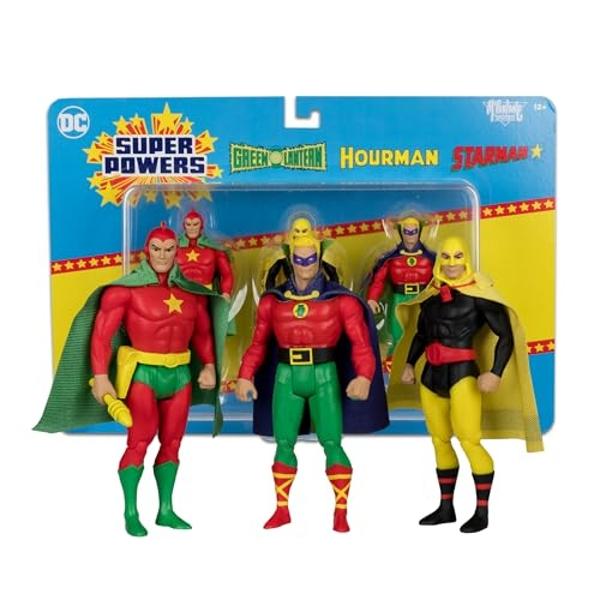 McFarlane Toys - DC Super Powers Green Lantern Hourman Starman 3pk 4.5in Action Figure