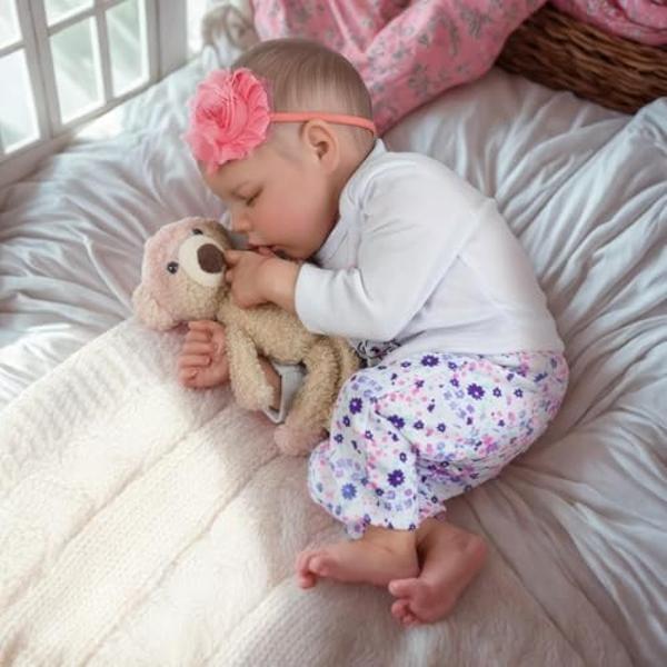 Baby Born Learn to Walk Baby Doll Annabell - Blue Eyes: Realistic Features for Kids Ages 3+, Walks, Crawls, Sits & Kicks, Eyes Open & Close, Multiple Sound Effects