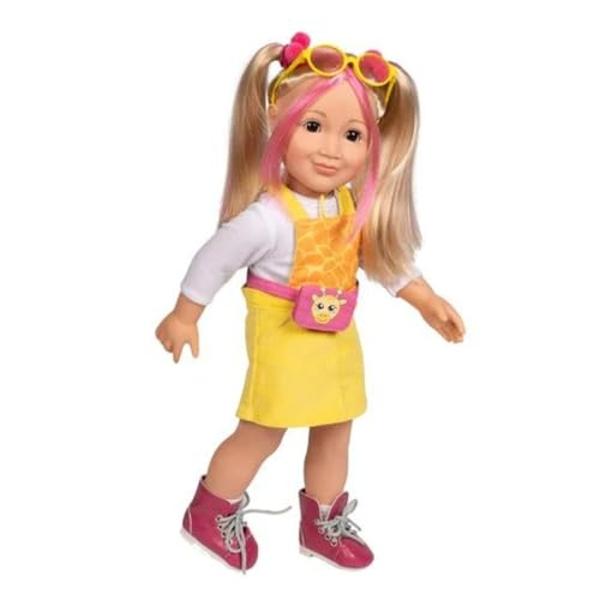 10 Piece Deluxe Diaper Bag Gift Set | Feat. 13" Realistic Smiling Baby Newborn Doll | La Newborn - JC Toys | All Vinyl | Washable | Ages 2+, Pink