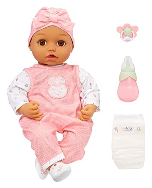 Baby Born My Real Baby Doll Ava - Light Brown Eyes: Realistic Soft-Bodied Baby Doll Ages 3 & Up, Sound Effects, Drinks & Wets, Mouth Moves, Cries Real Tears, Eyes Open & Close, Pac