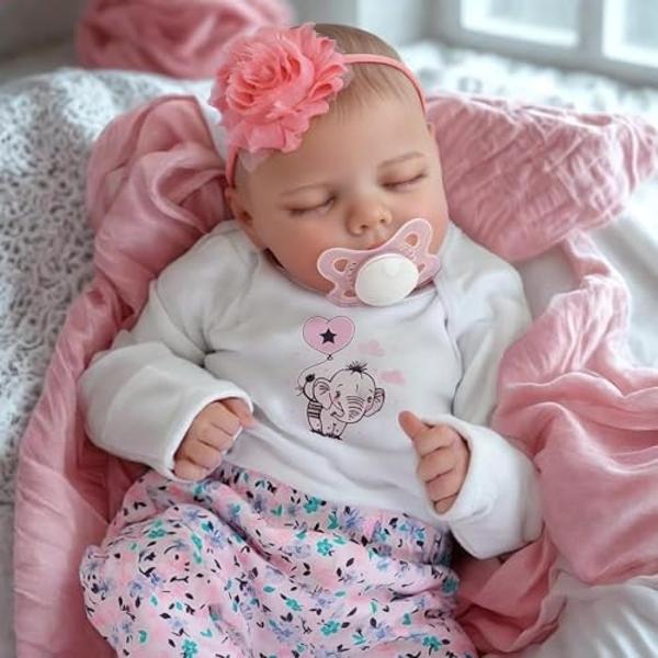 Cry Babies Crawling Jenna - Crawling Baby Doll with 35 Realistic Baby Sounds, Girls & Kids Age 18M and Up, Multi