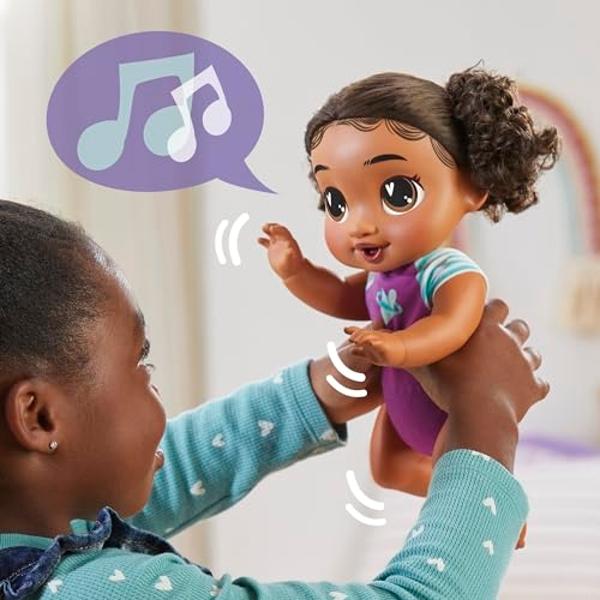 JC Toys - La Baby | Asian 20-inch Large Soft Body Baby Doll | Washable | Removable Purple Outfit w/ Hat and Pacifier | For Children 2 Years +