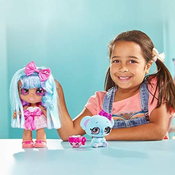 Kindi Kids Fun Time Friends - Pre-School Play Doll, Bella Bow - for Ages 3+ | Changeable Clothes and Removable Shoes