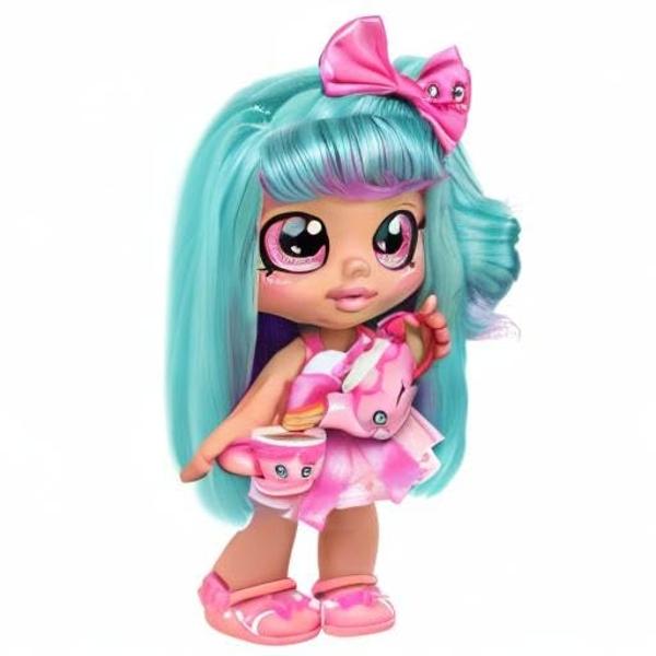 Kindi Kids Fun Time Friends - Pre-School Play Doll, Bella Bow - for Ages 3+ | Changeable Clothes and Removable Shoes