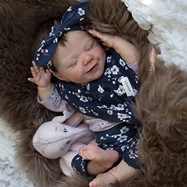 CHAREX Reborn Baby Dolls Girl - 16 Inches Realistic Soft Vinyl Newborn Baby Doll That Look Real, Best Toy for Kids Ages 3+