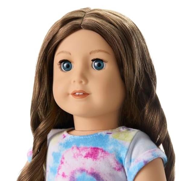 American Girl Truly Me 18-inch Doll #126 with Blue Eyes, Wavy Brown Hair, Light Skin w/Warm Olive Undertones, for Ages 6+