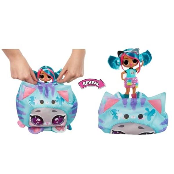 LOL Surprise Tweens Costume Surprise Emma Emo Fashion Doll with Inflatable Teal Kitty Pet Costume and Multiple Surprises Including Fabulous Fashions & Accessories – Great Gift for 