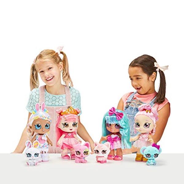 Kindi Kids Fun Time Friends - Pre-School Play Doll, Bella Bow - for Ages 3+ | Changeable Clothes and Removable Shoes