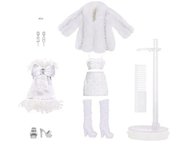 Rainbow High Natasha Zima Grayscale Fashion Doll with 2 Outfits & Accessories, Gift for Kids 6-12