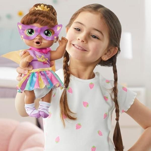 Baby Born Learn to Walk Baby Doll Annabell - Blue Eyes: Realistic Features for Kids Ages 3+, Walks, Crawls, Sits & Kicks, Eyes Open & Close, Multiple Sound Effects