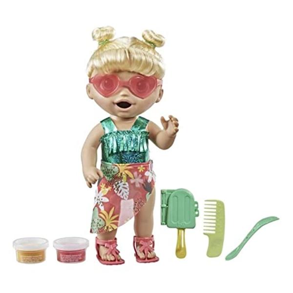 Barbie Signature Fashion Doll, 2023 Dia de Muertos Collectible Wearing Ruffled Pink Gown & Holding Tiny Ofrenda, Includes Doll Stand